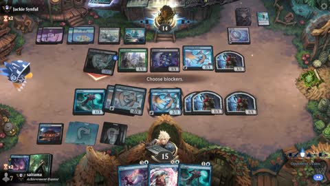 Watch MTG Arena Video Replay - Dimir Midrange by saitama VS Sultai Midrange by Jackie Synful - Premier Draft