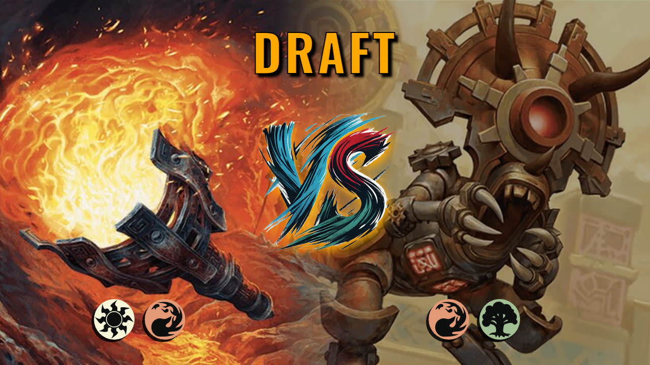 Watch MTG Arena Draft Video - Boros Midrange by GBThundaII VS Gruul Midrange by CyclingOctopus - bb4449