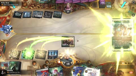 Watch MTG Arena Video Replay - Thrasios, Triton Hero by saitama VS Hidetsugu and Kairi by Neku Beat - Historic Brawl