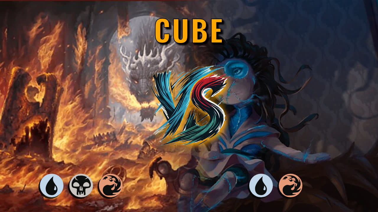 Watch MTG Arena Cube Video - Grixis Midrange by DamienF16 VS Izzet Midrange by bflund11 - a65959