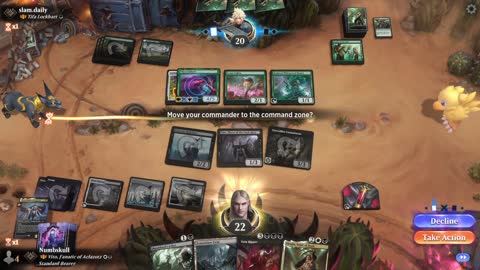 Watch MTG Arena Video Replay - Vito, Fanatic of Aclazotz by Numbskull VS Tifa Lockhart by slam.daily - Historic Brawl