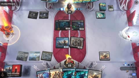 Watch MTG Arena Video Replay - Azorius Midrange by CunicoliGoblin VS Mono Black Aggro by CheddarWhizard - Standard Play