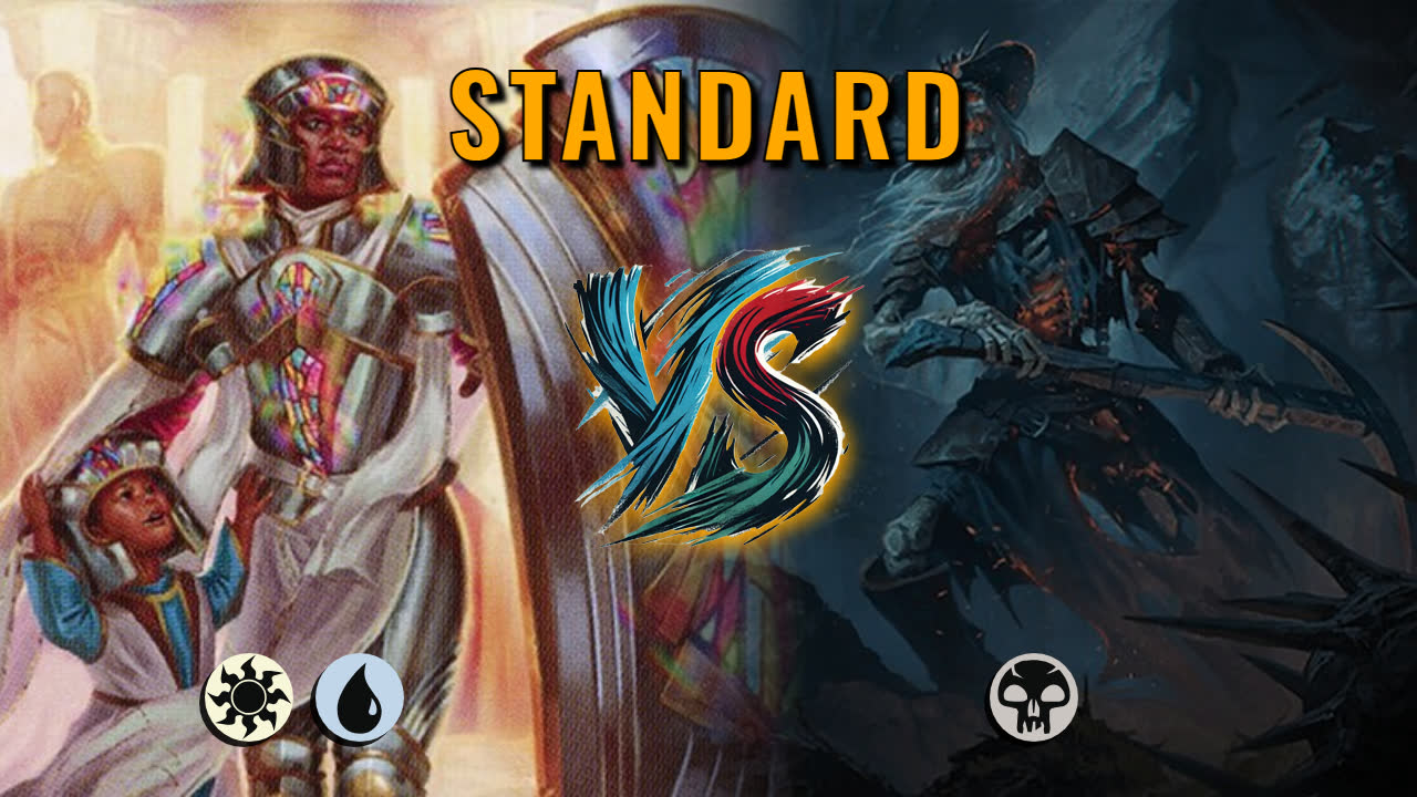 Watch MTG Arena Standard Video - Azorius Midrange by CunicoliGoblin VS Mono Black Aggro by CheddarWhizard - 680626