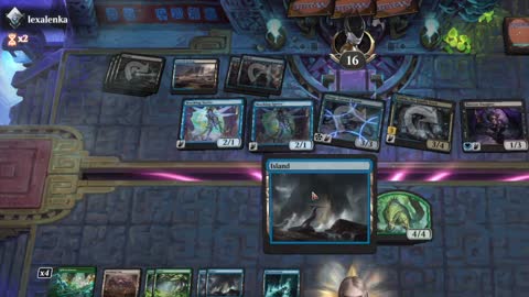Watch MTG Arena Video Replay - Simic Midrange by utku VS Dimir Midrange by lexalenka - Standard Ranked