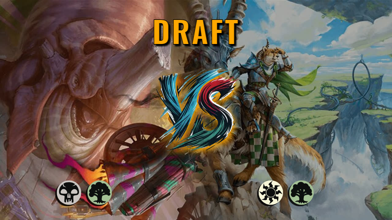 Watch MTG Arena Draft Video - Golgari Midrange by saitama VS Selesnya Aggro by Brunch - 475d72