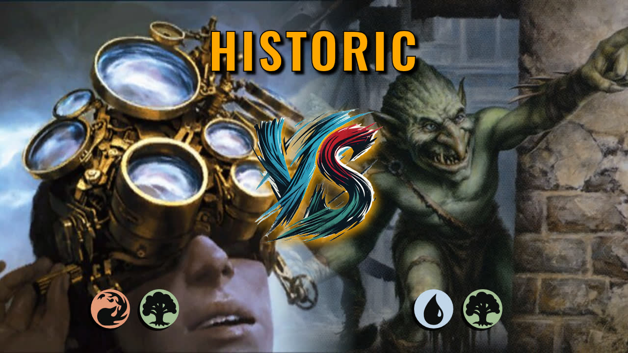 Watch MTG Arena Historic Video - Gruul Aggro by CunicoliGoblin VS Simic Midrange by Bluith - 9a6a9e