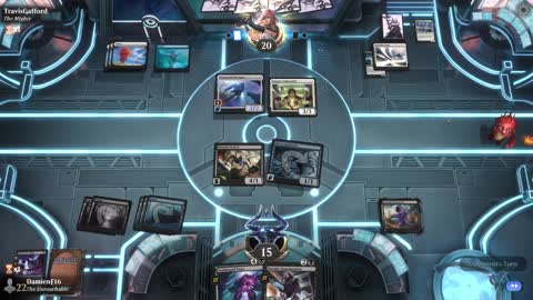 Watch MTG Arena Video Replay - Dimir Midrange by DamienF16 VS Azorius Midrange by TravisGafford - Premier Draft