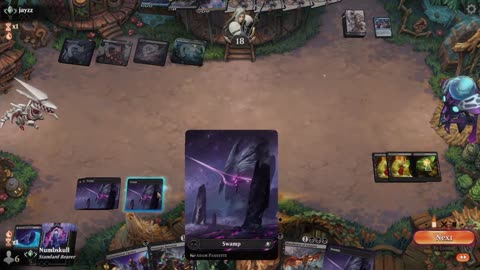 Watch MTG Arena Video Replay - Mono Black Aggro by Numbskull VS Grixis Control by jayzz - Traditional Standard Ranked