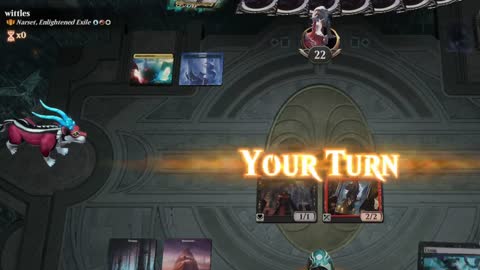 Watch MTG Arena Video Replay - Alesha, Who Laughs at Fate by saitama VS Narset, Enlightened Exile by wittles - Historic Brawl
