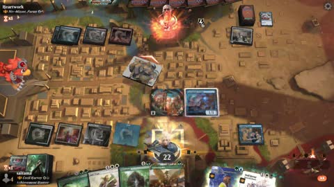 Watch MTG Arena Video Replay - Thrasios, Triton Hero by saitama VS Niv-Mizzet, Parun by Heartwork - Historic Brawl