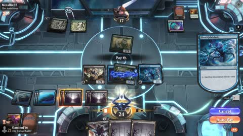 Watch MTG Arena Video Replay - Dimir Midrange by DamienF16 VS Mono Green Midrange by Metallix87 - Premier Draft