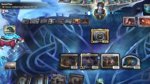 Watch MTG Arena Video Replay - Amalia Benavides Aguirre by saitama VS Narset, Enlightened Master by henri9ue - Historic Brawl