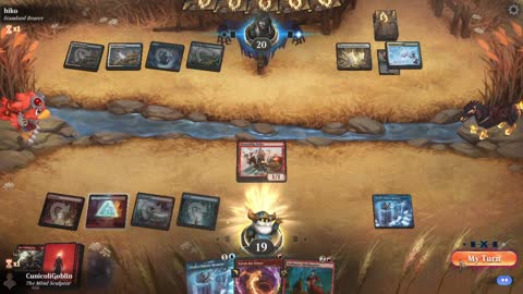 Watch MTG Arena Video Replay - Izzet Midrange by CunicoliGoblin VS Azorius Midrange by hiko - Standard Event