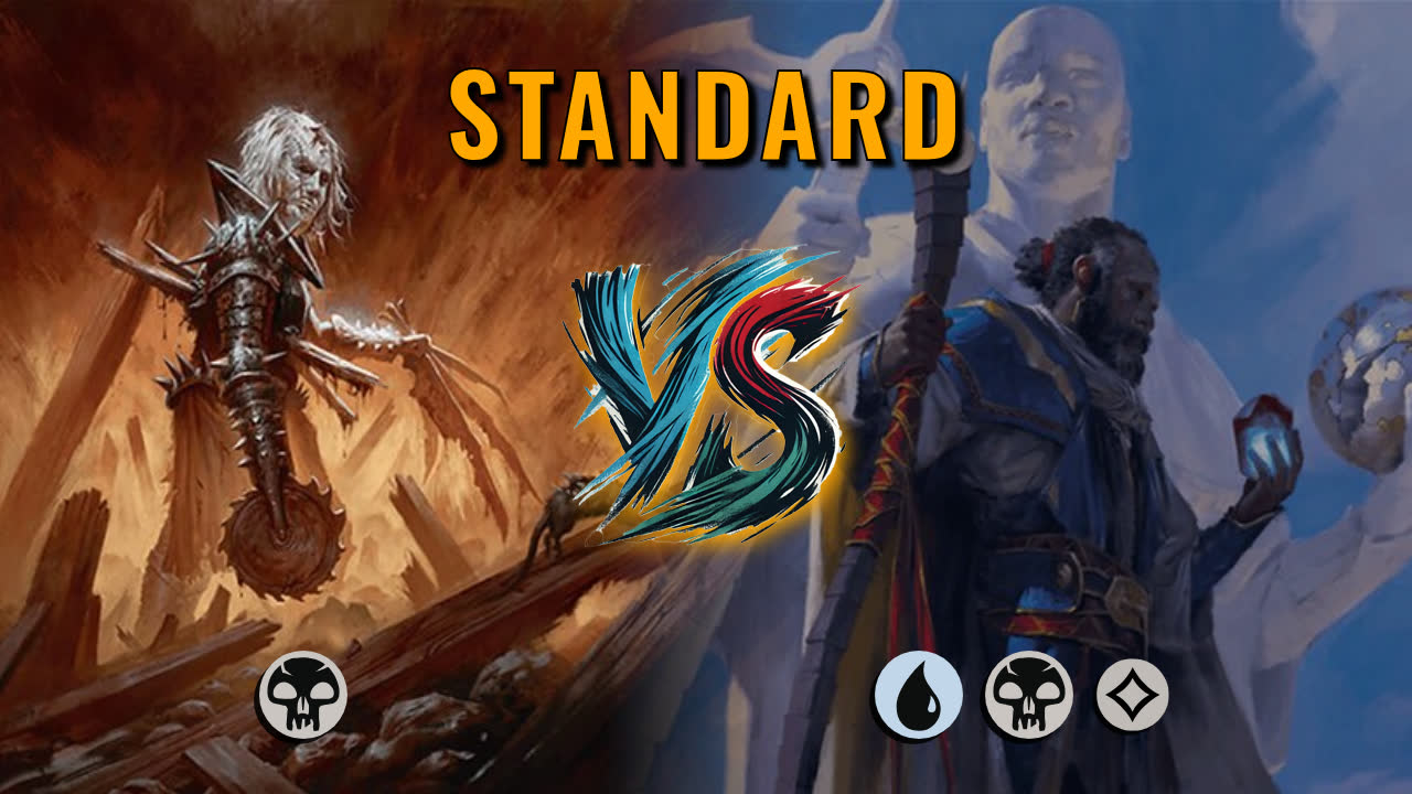 Watch MTG Arena Standard Video - Mono Black Midrange by Numbskull VS Dimir Midrange by Krystalin3 - d117fa