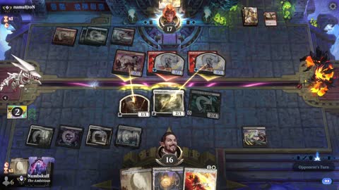 Watch MTG Arena Video Replay - Orzhov Midrange by Numbskull VS Izzet Aggro by namuHtoN - Traditional Standard Ranked