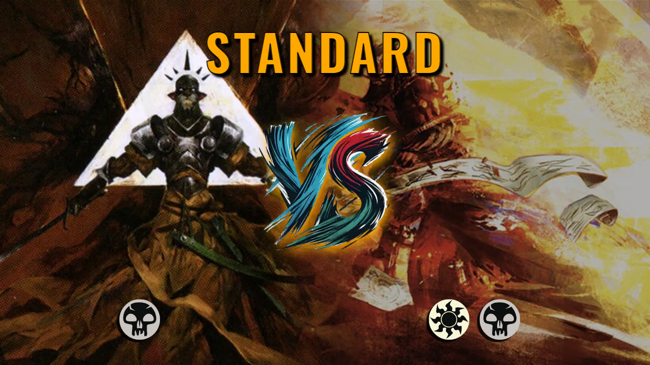 Watch MTG Arena Standard Video - Mono Black Midrange by ToneLoc1899 VS Orzhov Midrange by slothdog - 6f9342