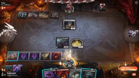 Watch MTG Arena Video Replay - Rakdos Midrange by Numbskull VS Jeskai Midrange by Yena - Chromatic Cube Draft