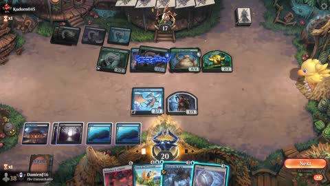 Watch MTG Arena Video Replay - Dimir Midrange by DamienF16 VS Sultai Aggro by Kudorn045 - Premier Draft