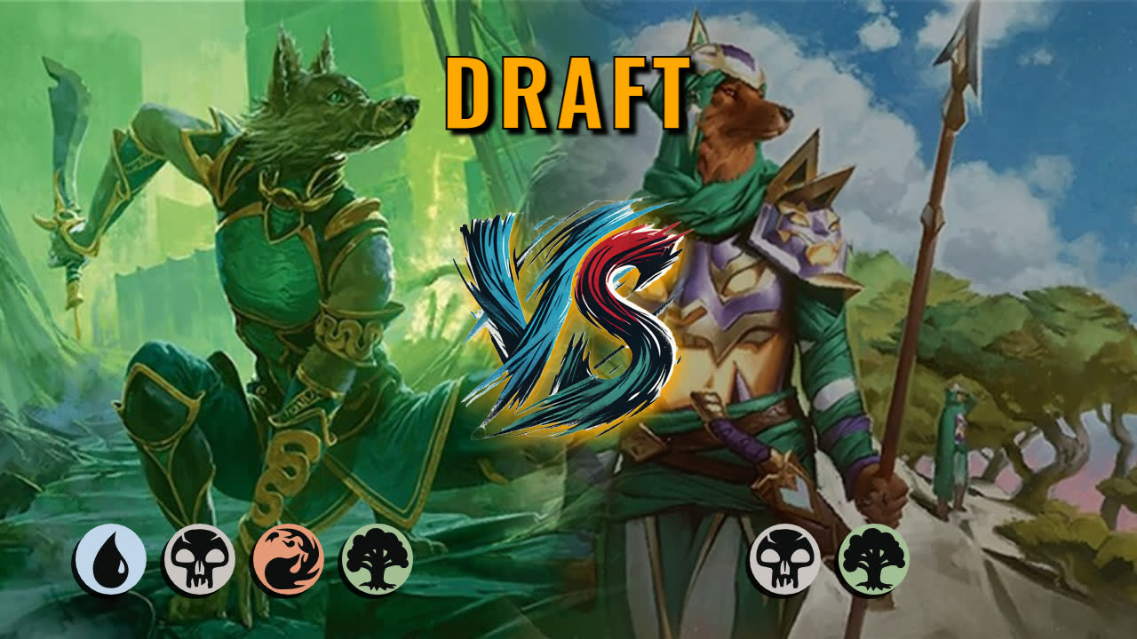 Watch MTG Arena Draft Video - UBRG Midrange by saitama VS Golgari Midrange by Mann_und_Mouse - 489ed2