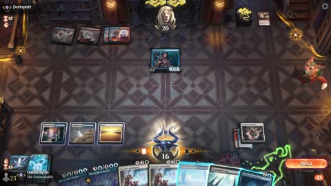 Watch MTG Arena Video Replay - Azorius Midrange by DamienF16 VS Izzet Aggro by Fortsport - Traditional Standard Ranked