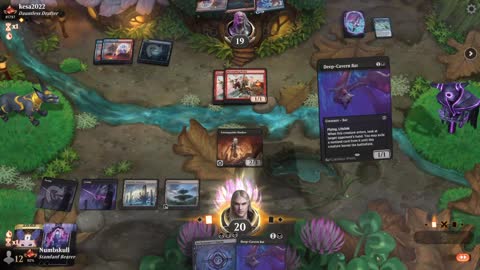 Watch MTG Arena Video Replay - Mono Black Midrange by Numbskull VS Izzet Midrange by kesa2022 - Traditional Standard Ranked