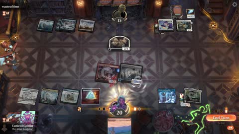 Watch MTG Arena Video Replay - Izzet Midrange by CunicoliGoblin VS Azorius Control by wasteoftime - Standard Event