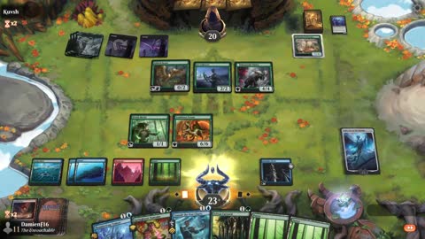 Watch MTG Arena Video Replay - Simic Midrange by DamienF16 VS Golgari Midrange by Kuvsh - Arena Cube Draft