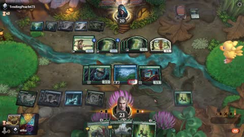 Watch MTG Arena Video Replay - Simic Midrange by utku VS Simic Midrange by TendingPeach673 - Standard Ranked