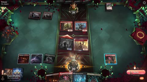 Watch MTG Arena Video Replay - Rakdos Aggro by CunicoliGoblin VS Mono Red Aggro by Trixter - Traditional Historic Play