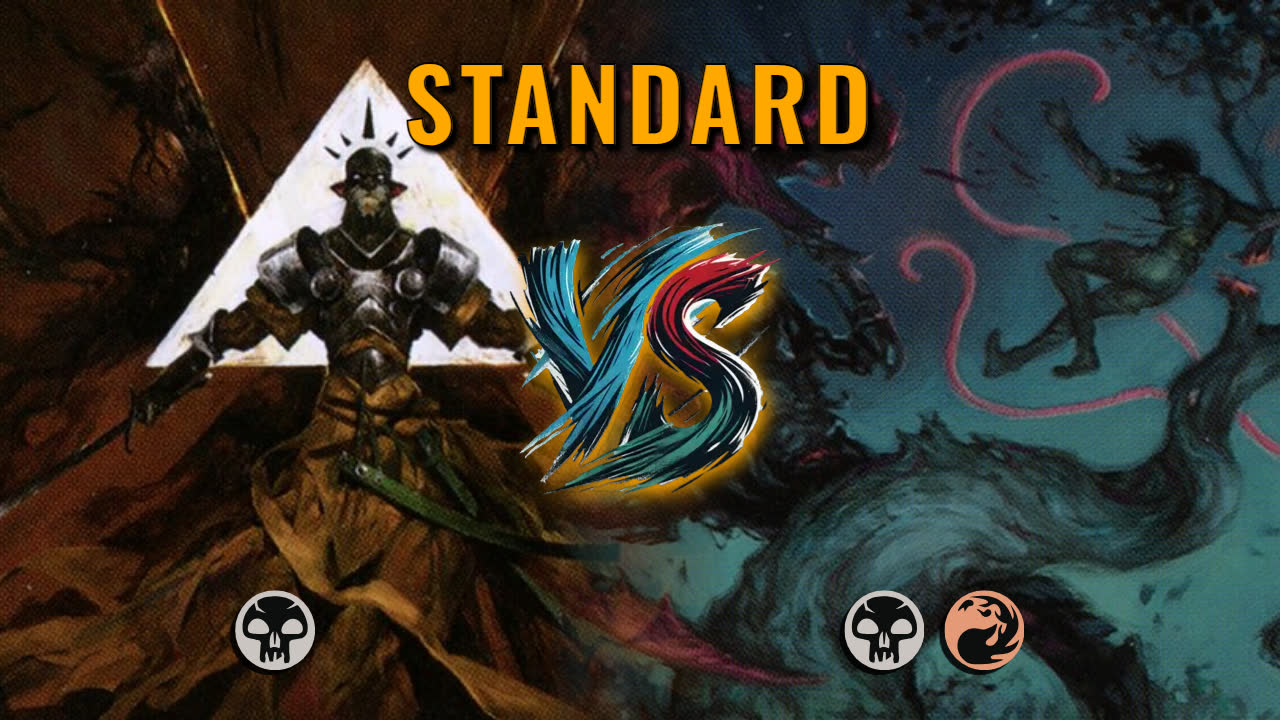 Watch MTG Arena Standard Video - Mono Black Midrange by Yhwach VS Rakdos Midrange by Nuor - 03b7be