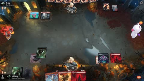 Watch MTG Arena Video Replay - Mono Red Midrange by saitama VS WUBG Control by Zetta - Timeless Ranked