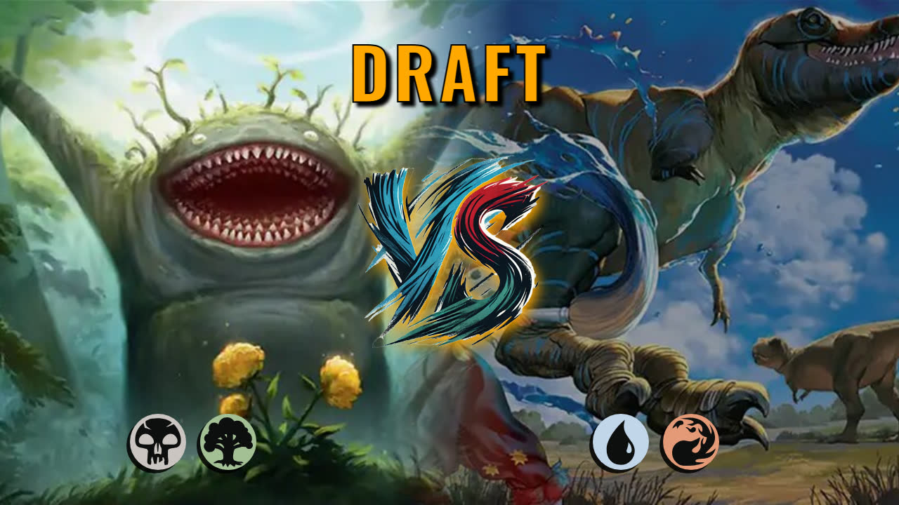 Watch MTG Arena Draft Video - Golgari Midrange by DamienF16 VS Izzet Midrange by qwess8 - 6d44c8