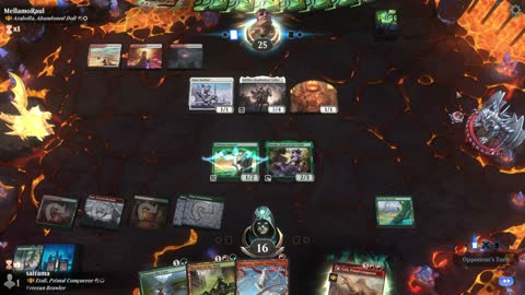 Watch MTG Arena Video Replay - Etali, Primal Conqueror // Etali, Primal Sickness by saitama VS Arabella, Abandoned Doll by MellamoRaul - Historic Brawl