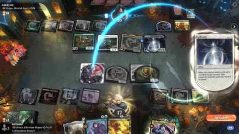 Watch MTG Arena Video Replay - Breya, Etherium Shaper by saitama VS Helga, Skittish Seer by Am4yon - Historic Brawl