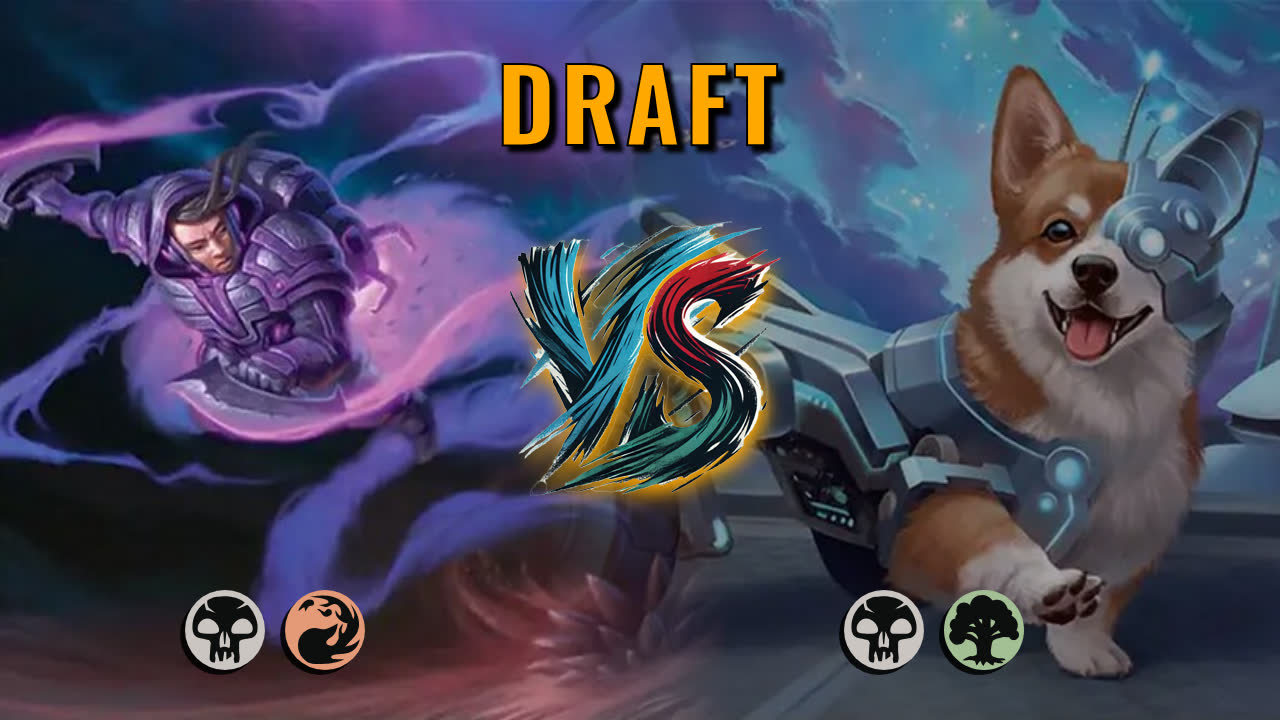 Watch MTG Arena Draft Video - Rakdos Midrange by DamienF16 VS Golgari Aggro by isaiah - e131df