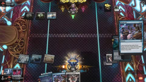Watch MTG Arena Video Replay - Azorius Midrange by DamienF16 VS Mono Black Midrange by kyoshi - Traditional Standard Ranked