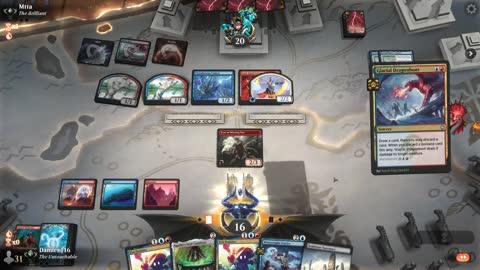 Watch MTG Arena Video Replay - Izzet Midrange by DamienF16 VS Izzet Control by Mtta - Traditional Standard Ranked