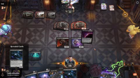 Watch MTG Arena Video Replay - Mono Black Aggro by CunicoliGoblin VS Boros Midrange by Uni - Alchemy Play