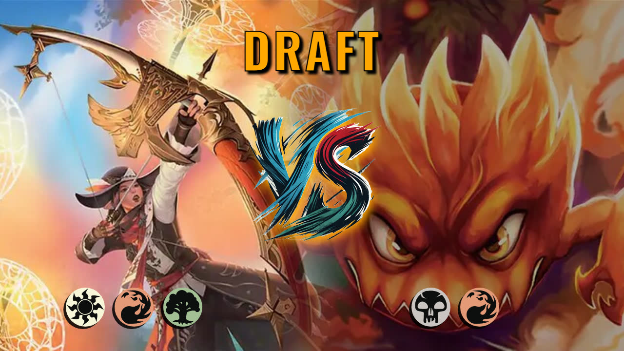 Watch MTG Arena Draft Video - Naya Midrange by Warped Concept VS Rakdos Midrange by photomonkey - e63f05
