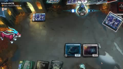 Watch MTG Arena Video Replay - Tasigur, the Golden Fang by saitama VS Jace, Vryn's Prodigy by GrinderDCFR - Historic Brawl