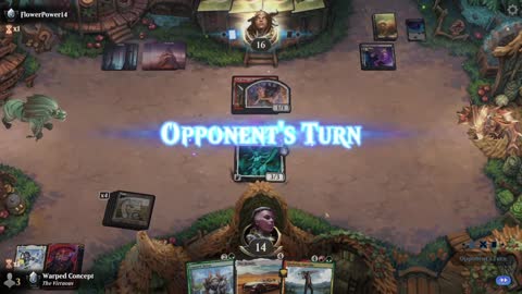 Watch MTG Arena Video Replay - Naya Midrange by Warped Concept VS Rakdos Aggro by FlowerPower14 - Premier Draft