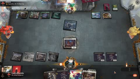 Watch MTG Arena Video Replay - Orzhov Midrange by CunicoliGoblin VS Temur Midrange by mosea - Traditional Historic Ranked