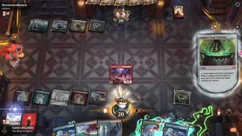 Watch MTG Arena Video Replay - Izzet Midrange by CunicoliGoblin VS Azorius Midrange by DowntownBrown - Standard Play
