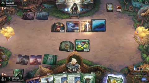 Watch MTG Arena Video Replay - Gruul Midrange by saitama VS Izzet Midrange by Danilo88 - Premier Draft