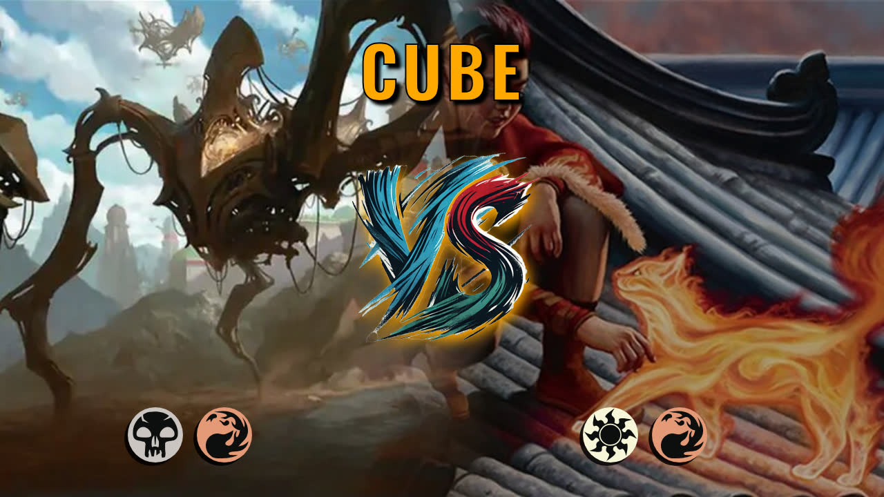 Watch MTG Arena Cube Video - Rakdos Midrange by Numbskull VS Boros Control by knighttime - 8798cb