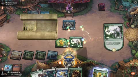 Watch MTG Arena Video Replay - WUBG Midrange by DamienF16 VS Mono Blue Aggro by MichitheMaus - Premier Draft
