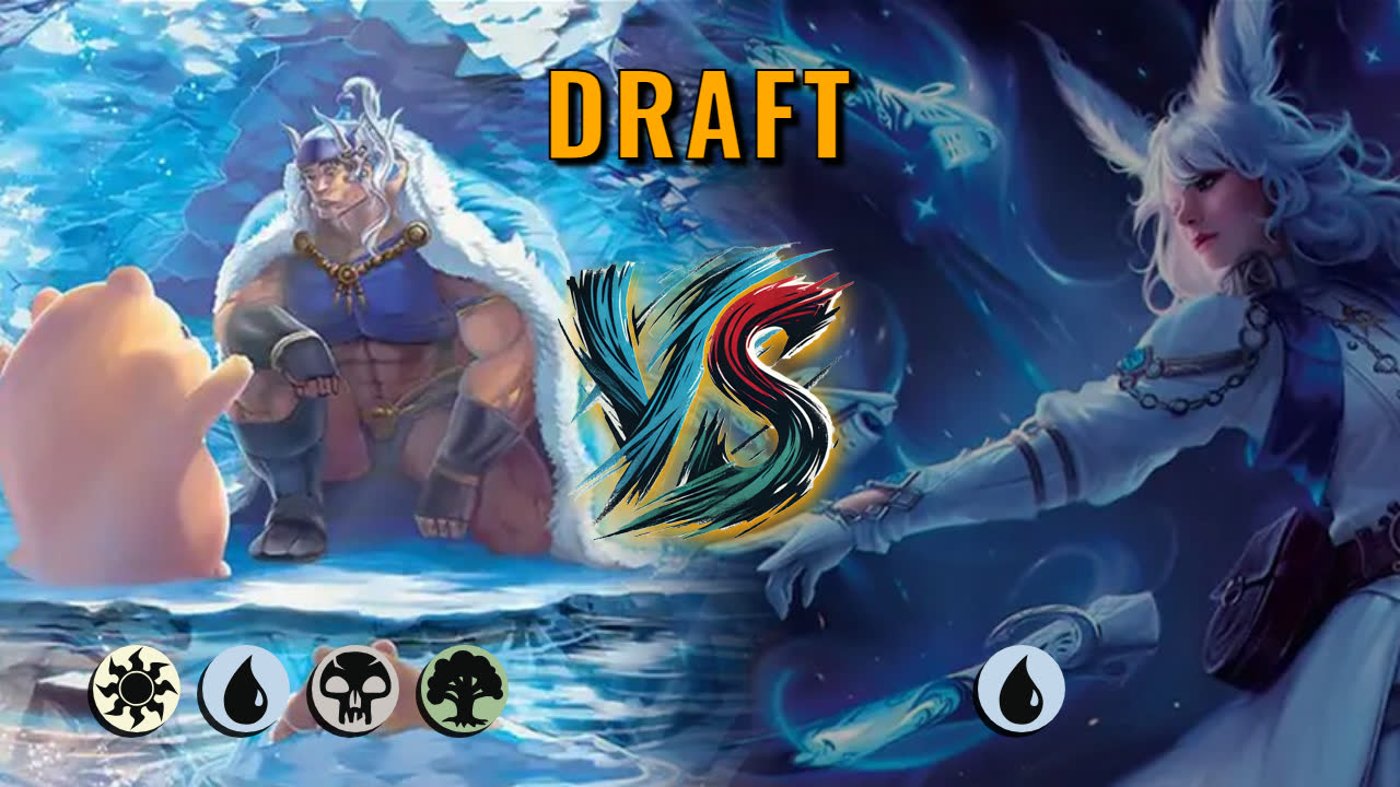 Watch MTG Arena Draft Video - WUBG Midrange by DamienF16 VS Mono Blue Aggro by MichitheMaus - 9842cb