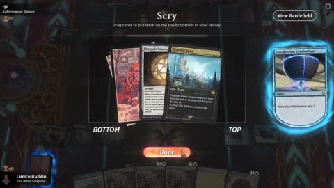 Watch MTG Arena Video Replay - Azorius Midrange by CunicoliGoblin VS Dimir Aggro by rjT - Standard Event
