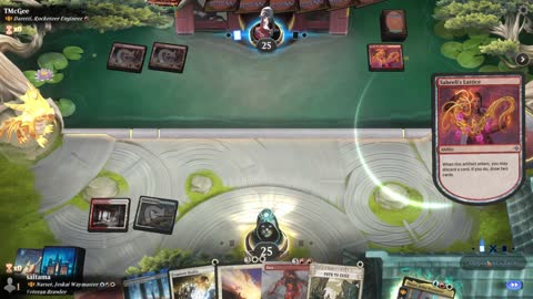 Watch MTG Arena Video Replay - Narset, Jeskai Waymaster by saitama VS Daretti, Rocketeer Engineer by TMcGee - Historic Brawl