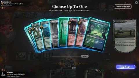 Watch MTG Arena Video Replay - Terra, Magical Adept by saitama VS Miirym, Sentinel Wyrm by Trashmaster - Historic Brawl